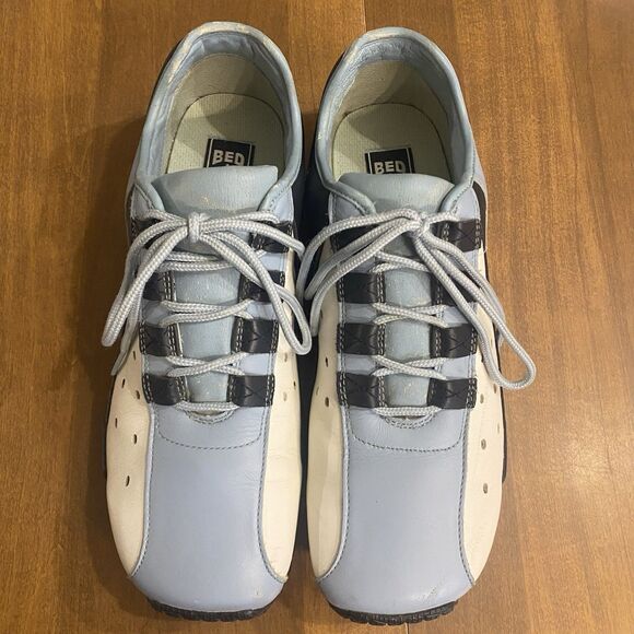 Bed Stu Bed:Stu Shoes Men\'s 10.5 Blue White Leather Lace Up Sneakers Tennis main image 12